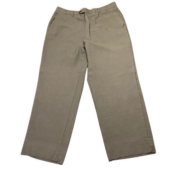 BACHRACH VINTAGE MEN'S ITALIAN DRESS PANTS SIZE 37 100% WOOL - Picture 1 of 8